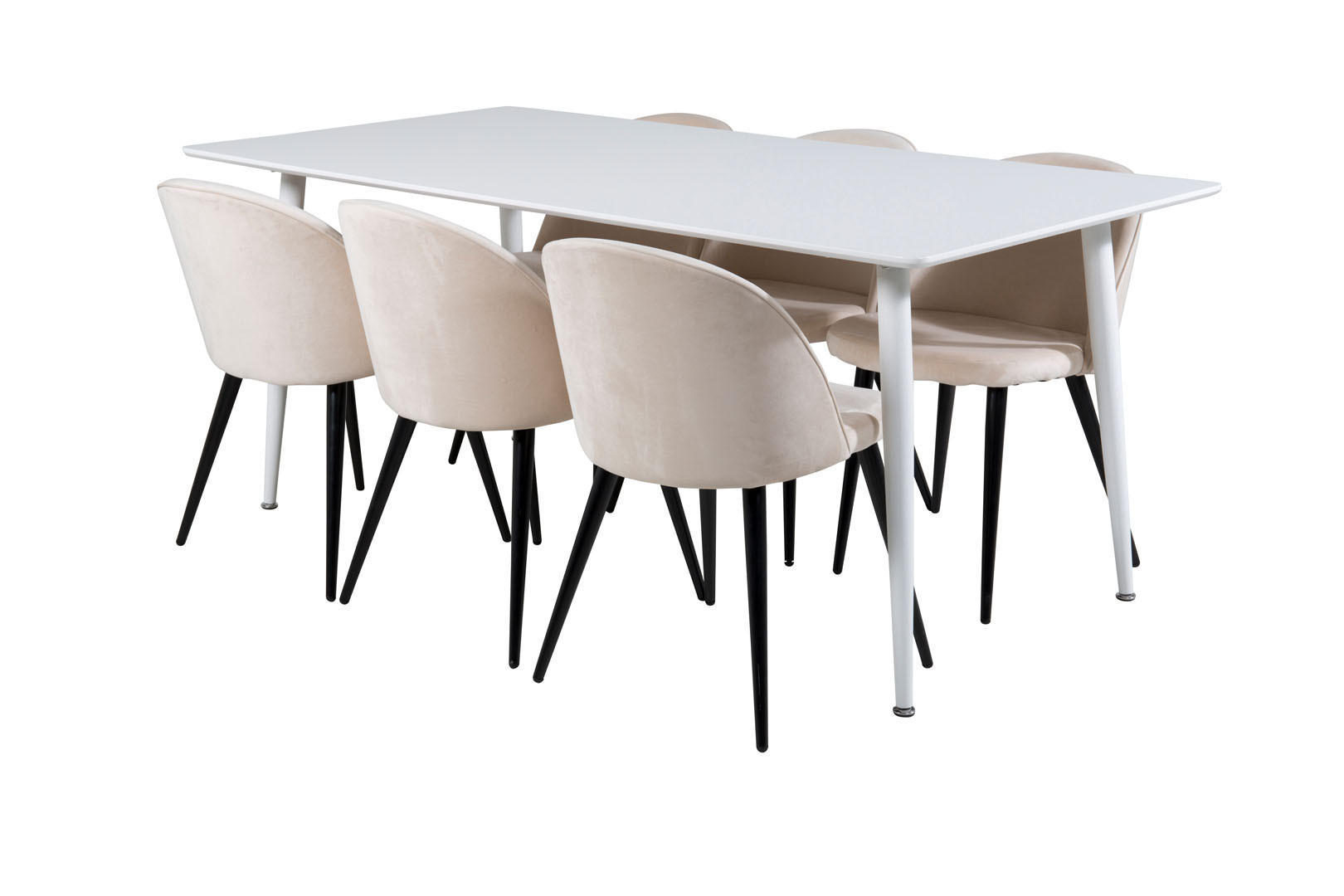 TISCHGRUPPE Beige - Beige, Holzwerkstoff (90/75/180cm) - ebuy24