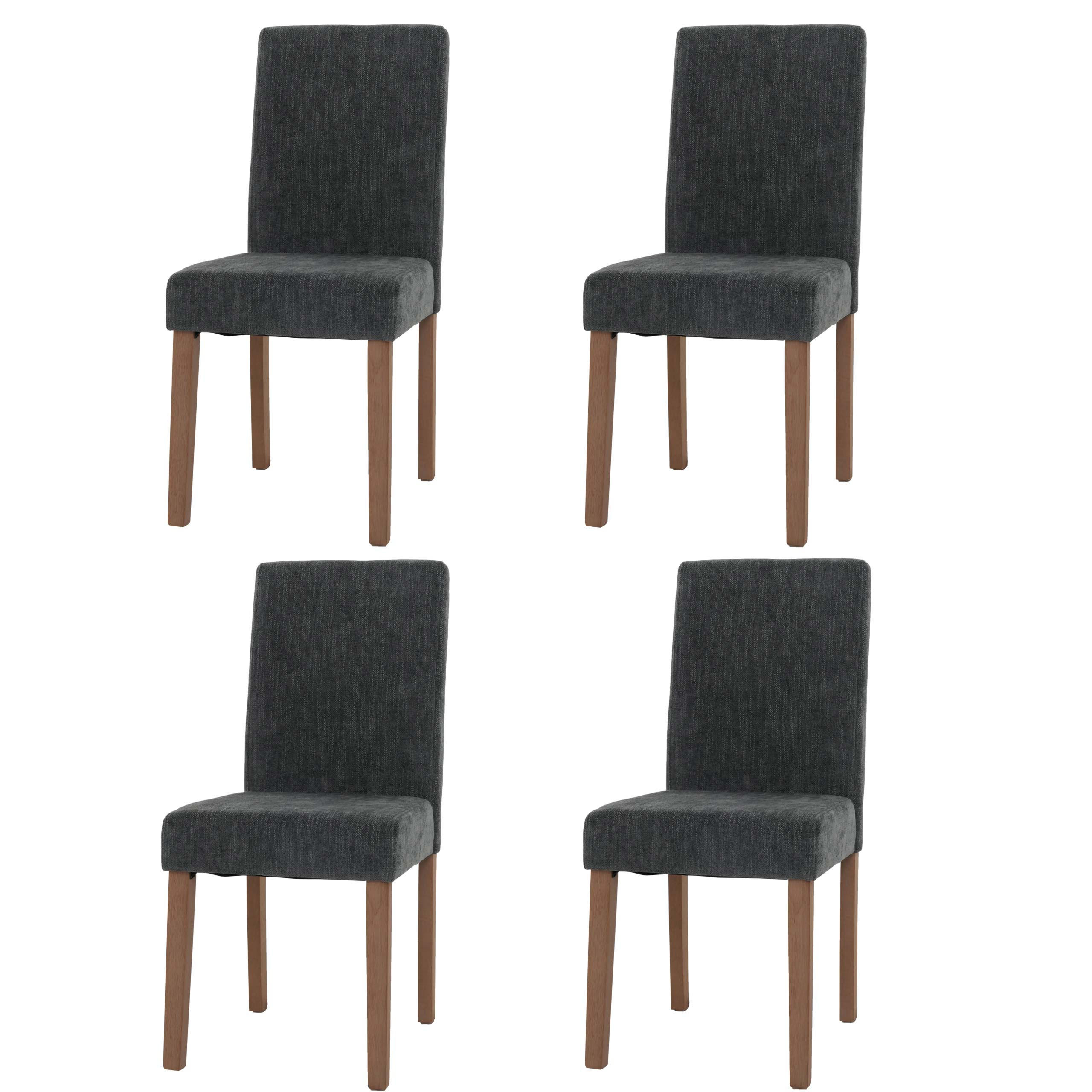 ESSZIMMERSTUHL Grau 4er-Set - Grau, Textil (42/90/50cm) - MCW
