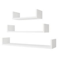 WANDREGAL Trio 004 - Weiß, Holzwerkstoff (80/11/18cm) - MIRJAN24