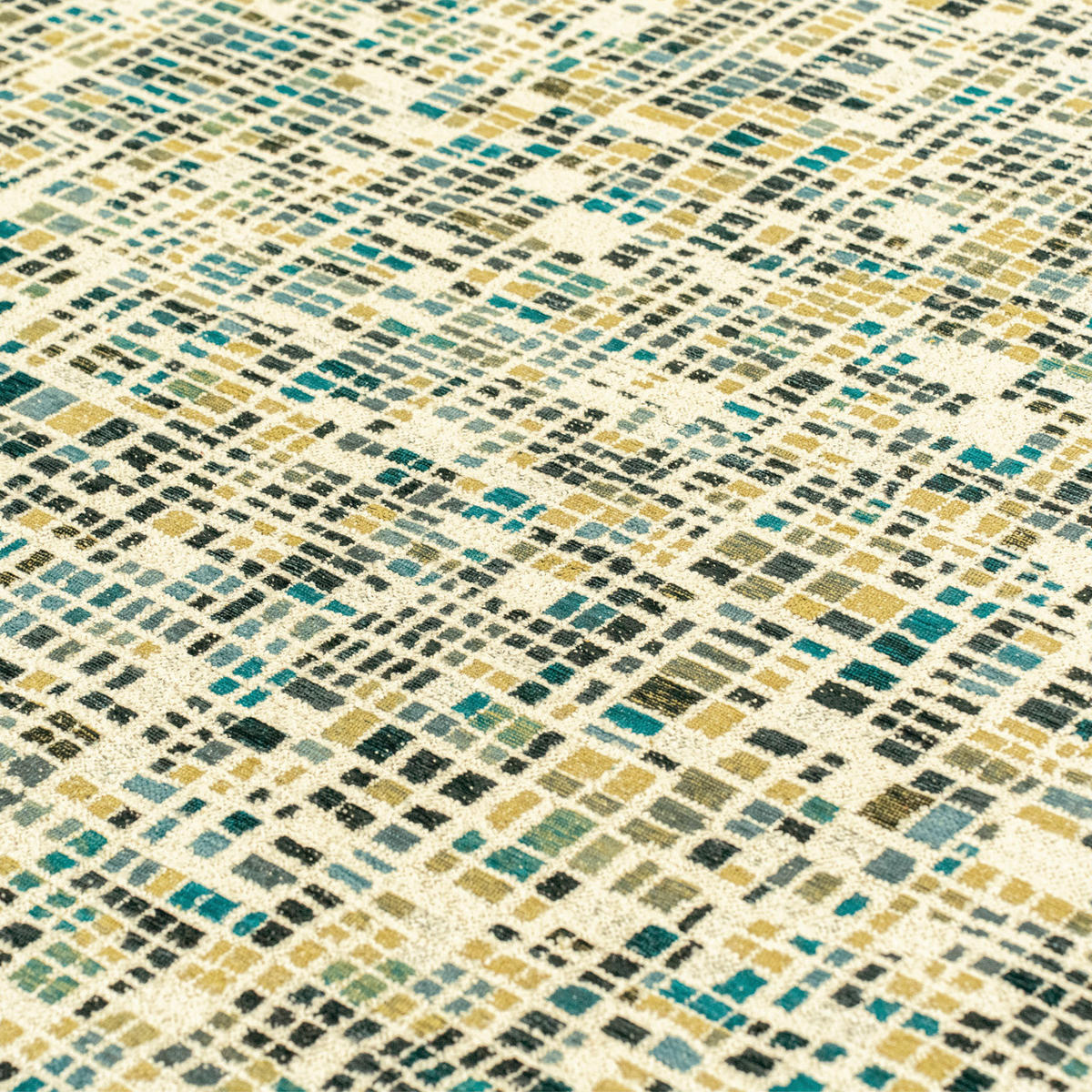 TEPPICH Midnight Gallery Cubik 240/340 cm - Grün, Kunststoff/Textil (240/340cm) - Louis De Poortere