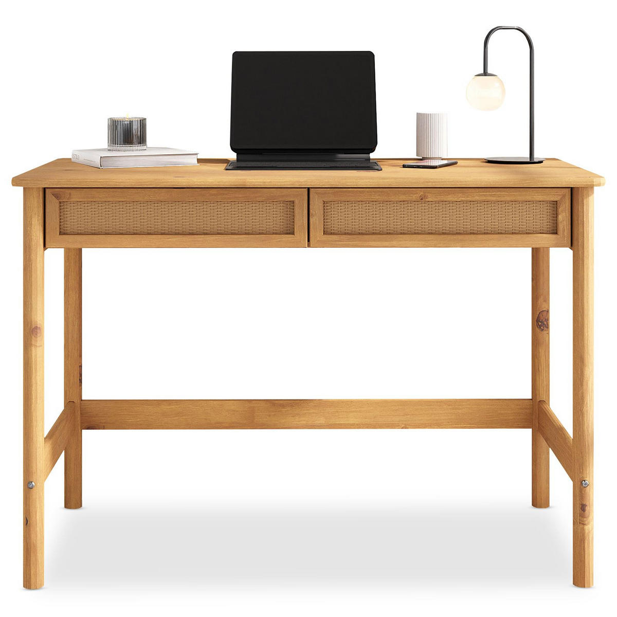 SCHREIBTISCH RODRIGO - Eichefarben, Holz (54/110/76cm) - IDIMEX