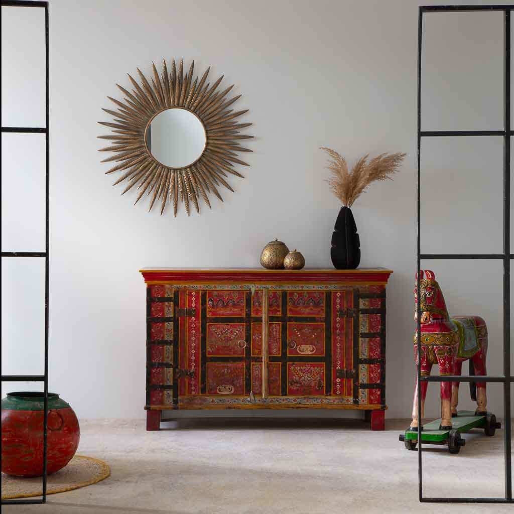 DEKOPFERD aus Holz 86x36x96 cm - Multicolor, Holz (86/96/36cm) - Wanderlust