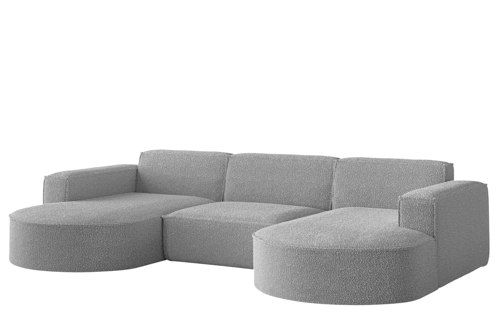 Fun Möbel Wohnlandschaft Taupe 299x78x165 cm