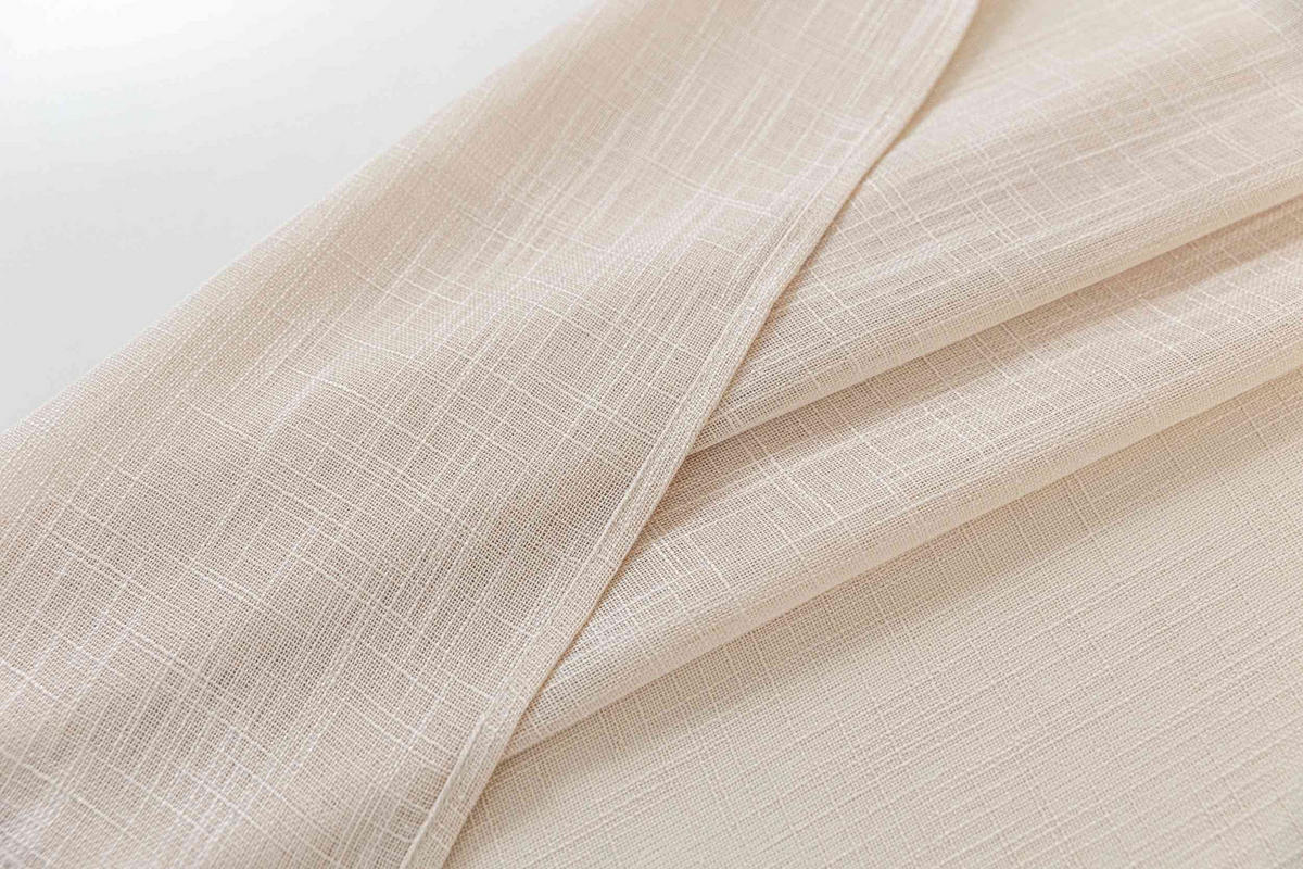 GARDINE SEOUL HxB 245x140 cm Beige - Beige, Textil (140/245cm) - Gardinenbox