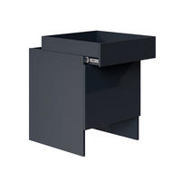 SAUGROBOTERSCHRANK Dustin Anthrazit 50 x 67.5 cm mit 1 Tür - Anthrazit, Holzwerkstoff (50/67.5/50cm) - Vicco