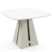 TISCH Kaschmir Figo Ausziehbar Mit Metallgestell 100x100x76 cm - Kaschmir, Holzwerkstoff (100/100/76cm) - Sepro Meble