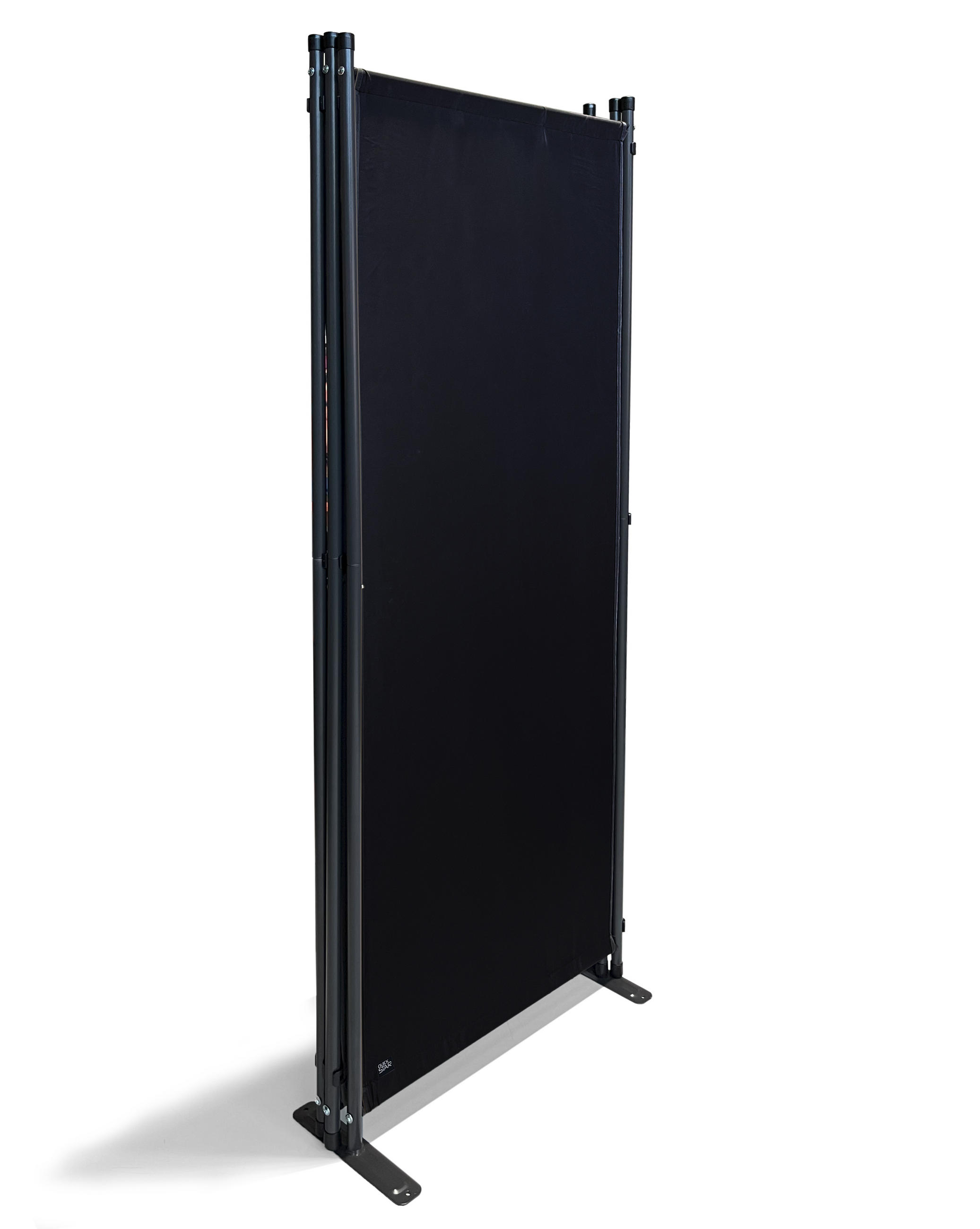 PARAVENT 3-tlg. 170x165 cm Schwarz - Schwarz, Metall (170/165cm) - QUICK STAR