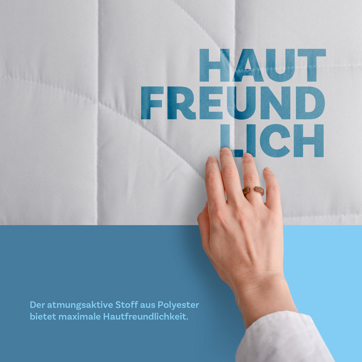 BETTDECKE leichte Sommerdecke 135x200cm - ohne Bezug nutzbar - Weiß, Textil (135/200cm) - Bestlivings