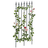 RANKGITTER Freya 50x0,7x100cm Metall Anthrazit Rankhilfe - Anthrazit, Metall (50/100/0.7cm) - DELUKE