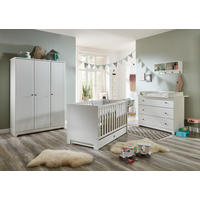 BABYZIMMER Mega-Set Thilo 6-tlg. - Schwarz/Weiß, Holzwerkstoff/Metall (1/1/1cm) - arthur berndt