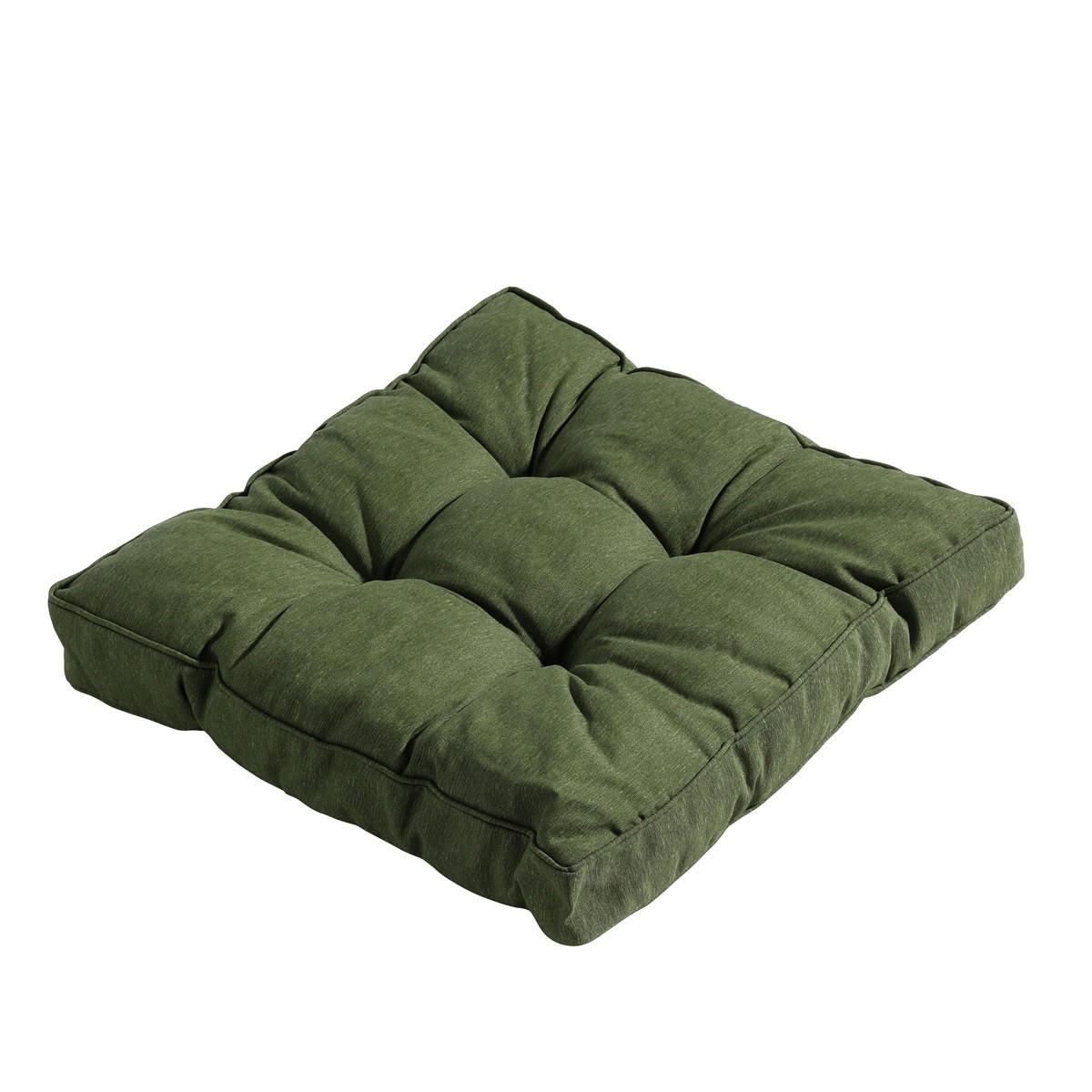 SITZKISSEN Panama 47/47 cm 4er-Set - Waldgrün, Textil (47/8/47cm) - Madison