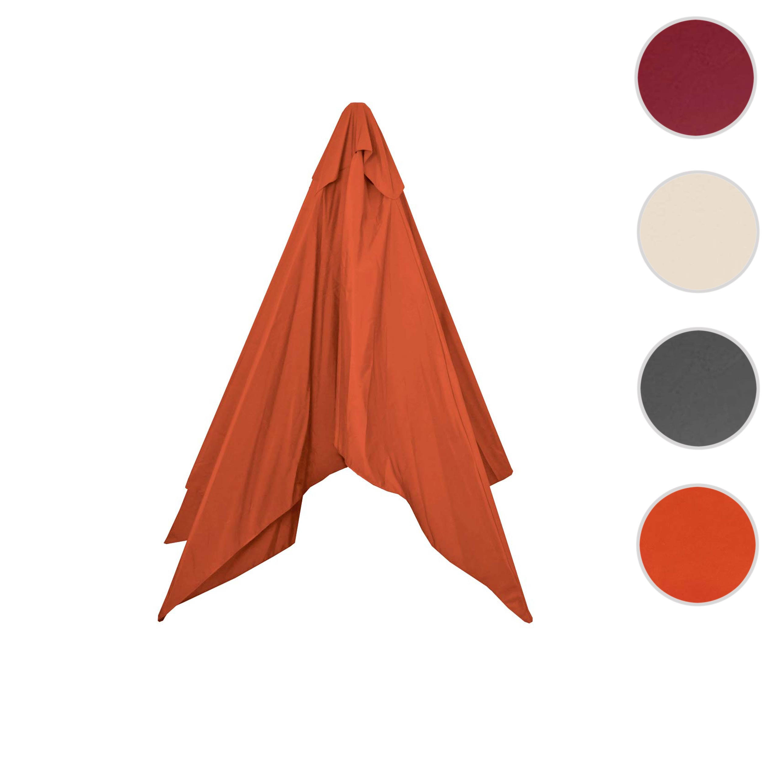 ERSATZ-BEZUG FÜR SCHIRM Orange - Orange, Textil (390/290cm) - MCW
