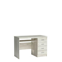SCHREIBTISCH Indianapolis I-16 120 x 60 x 81,5 cm Kraft Weiß - Weiß, Holzwerkstoff/Metall (60/120/81.5cm)