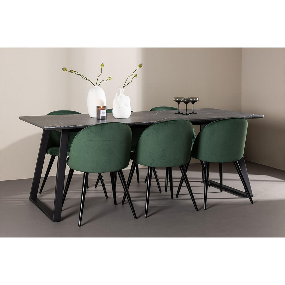 ESSTISCH dunkelgrau - Grau, Holzwerkstoff (90/200/75cm) - ebuy24