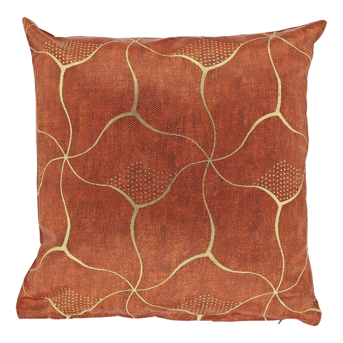 DEKOKISSEN Celina Orange 45/45/8 cm - Orange, Textil (45/45cm) - Unique Living