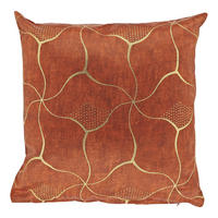 DEKOKISSEN Celina Orange 45/45/8 cm - Orange, Textil (45/45cm) - Unique Living