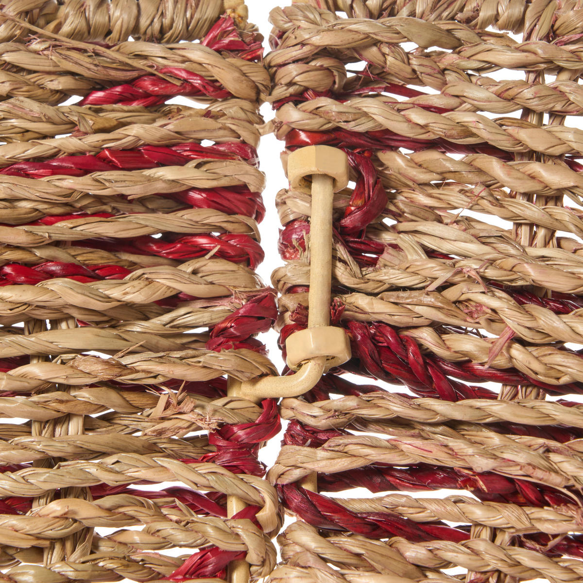 WEIHNACHTSBAUMKRAGEN 26 cm Naturfarben Neige - Naturfarben, Naturmaterialen (26cm) - Beliani