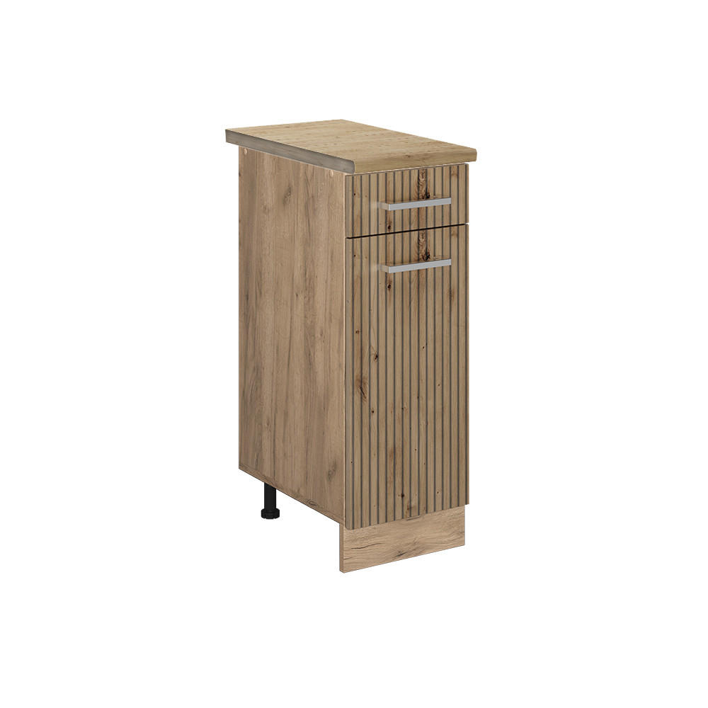 K&Ouml;KSUNDERSK&Aring;P R-Line Hantverks ek 30 cm , AP Oak Ek Artisan, Honungsek 81.6/30/60 cm