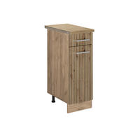 KÜCHENUNTERSCHRANK R-Line Artisan-Eiche 30 cm, AP Eiche - Honigeiche/Eiche Wotan, Holzwerkstoff (30/81.6/60cm) - Vicco