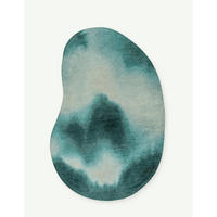 TEPPICH modern Flachgewebe AERO Blau 340 x 235 cm - Blau, Textil (340/235cm) - Novatrend