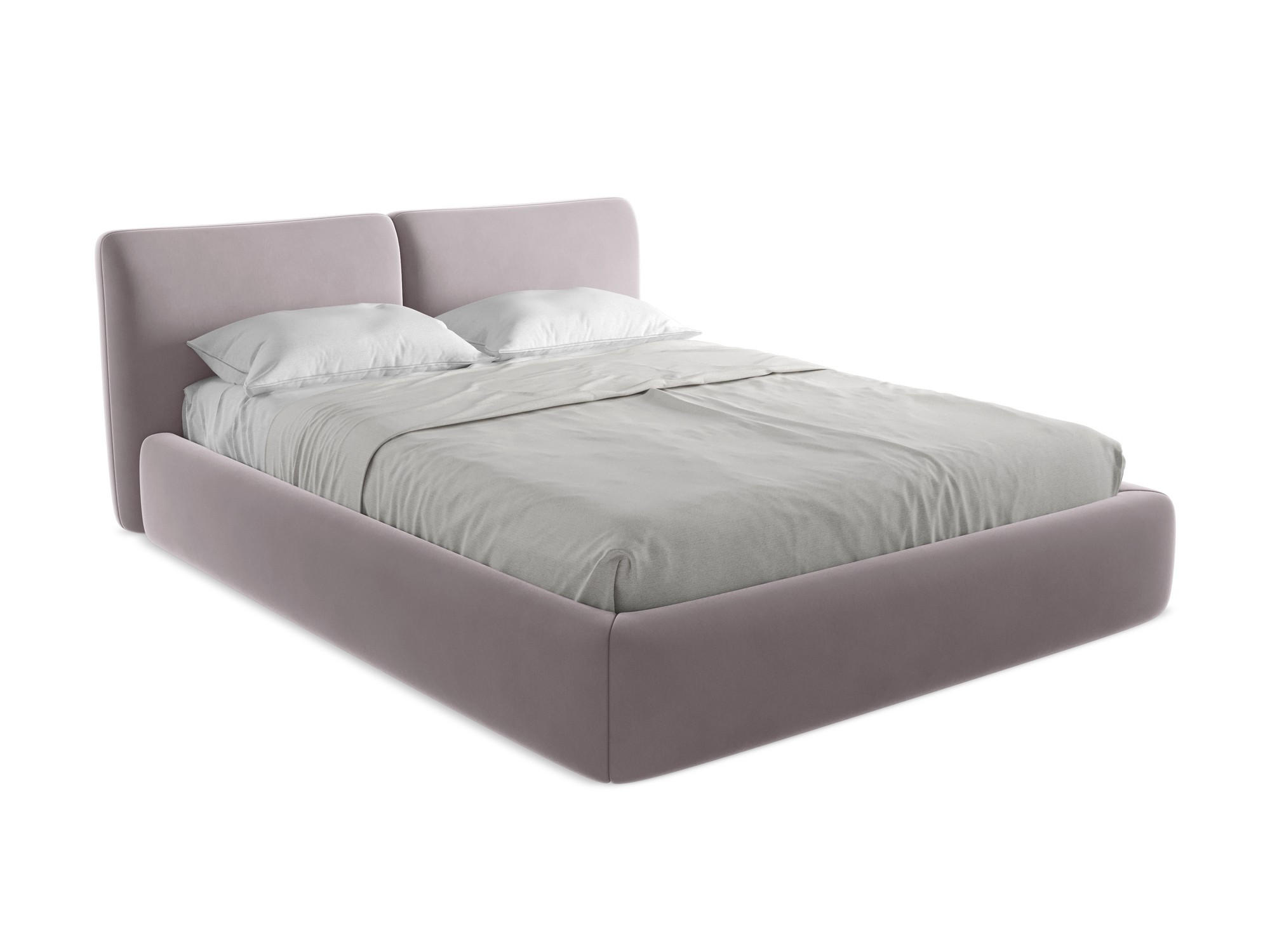 POLSTERBETT mit Bettkasten und Lattenrost 180x228 Violett - Lila/Flieder, Kunststoff/Textil (160/200cm) - Makamii