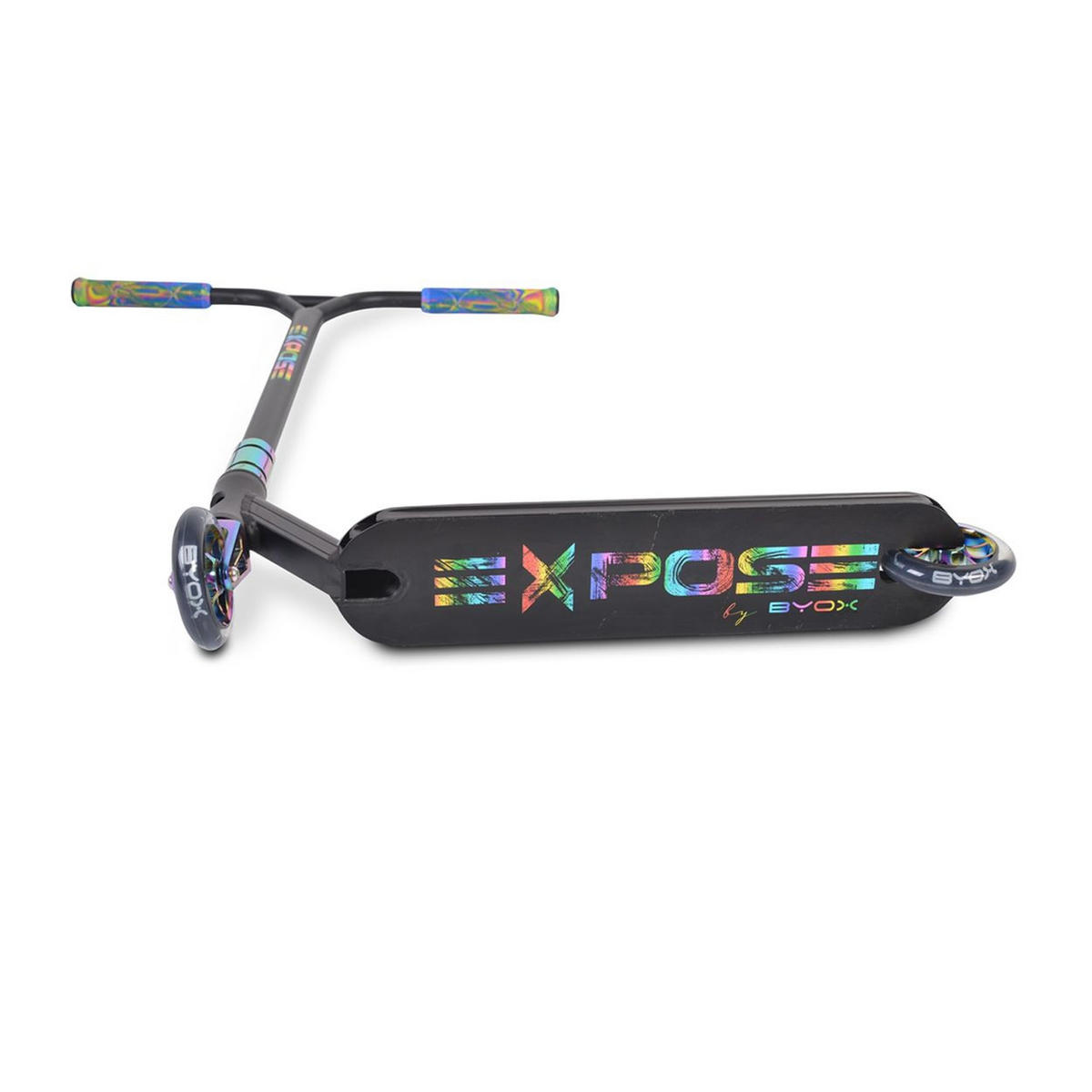 KINDERROLLER Stunt Expose bunt ABEC-9 Lager, PU-Räder, ab 10 Jahren, aus Aluminium - Multicolor, Metall (70/12/60cm)