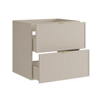 WASCHBECKENUNTERSCHRANK - 60cm x 45cm - MDF - beige - ONDIL - Beige, Holz (60/60/45cm) - Vente-Unique