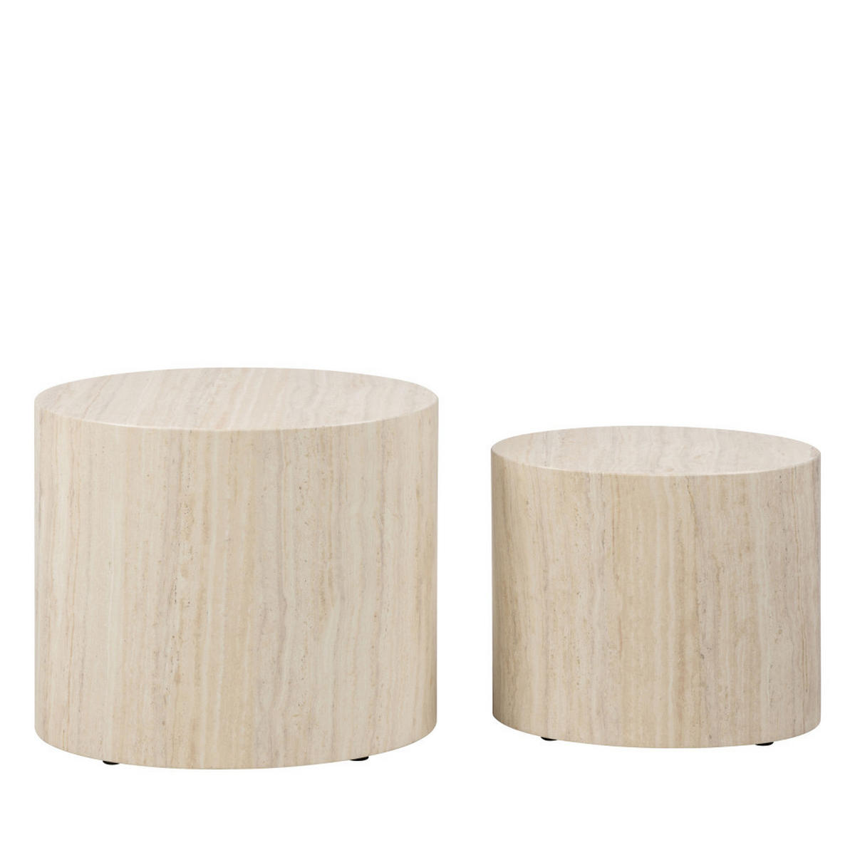 BEISTELLTISCH - Papier - Beige - Einzelstück - Beige, Holzwerkstoff (33/48/40cm) - Drawer