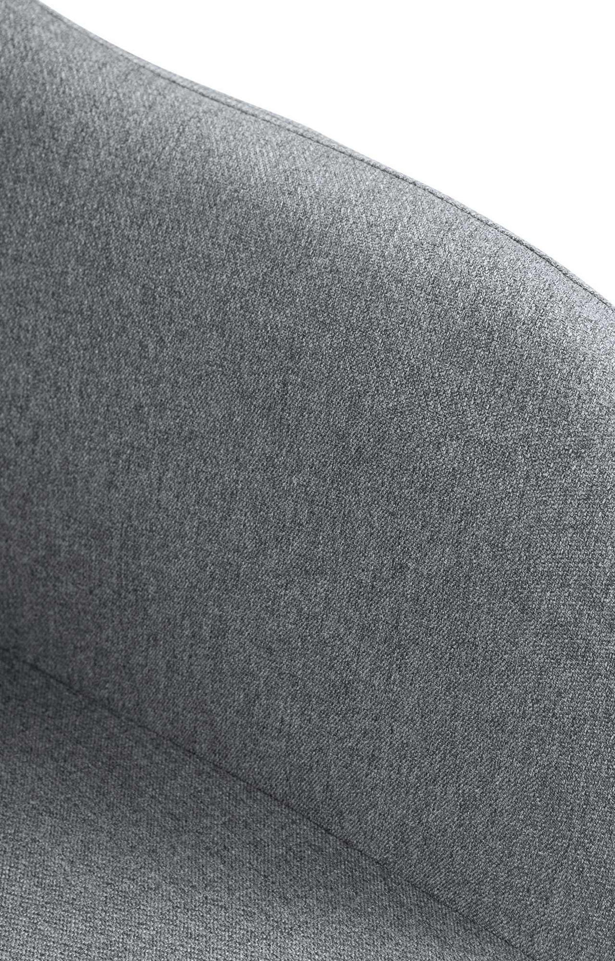 BARHOCKER Stoff grau - Weiß/Grau, Textil (57/97/59cm) - CLP