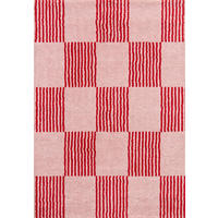 TEPPICH vintage mit blumenmuster rot Groovy 120x160 cm - Rot, Textil (120/160cm) - Nazar Rugs