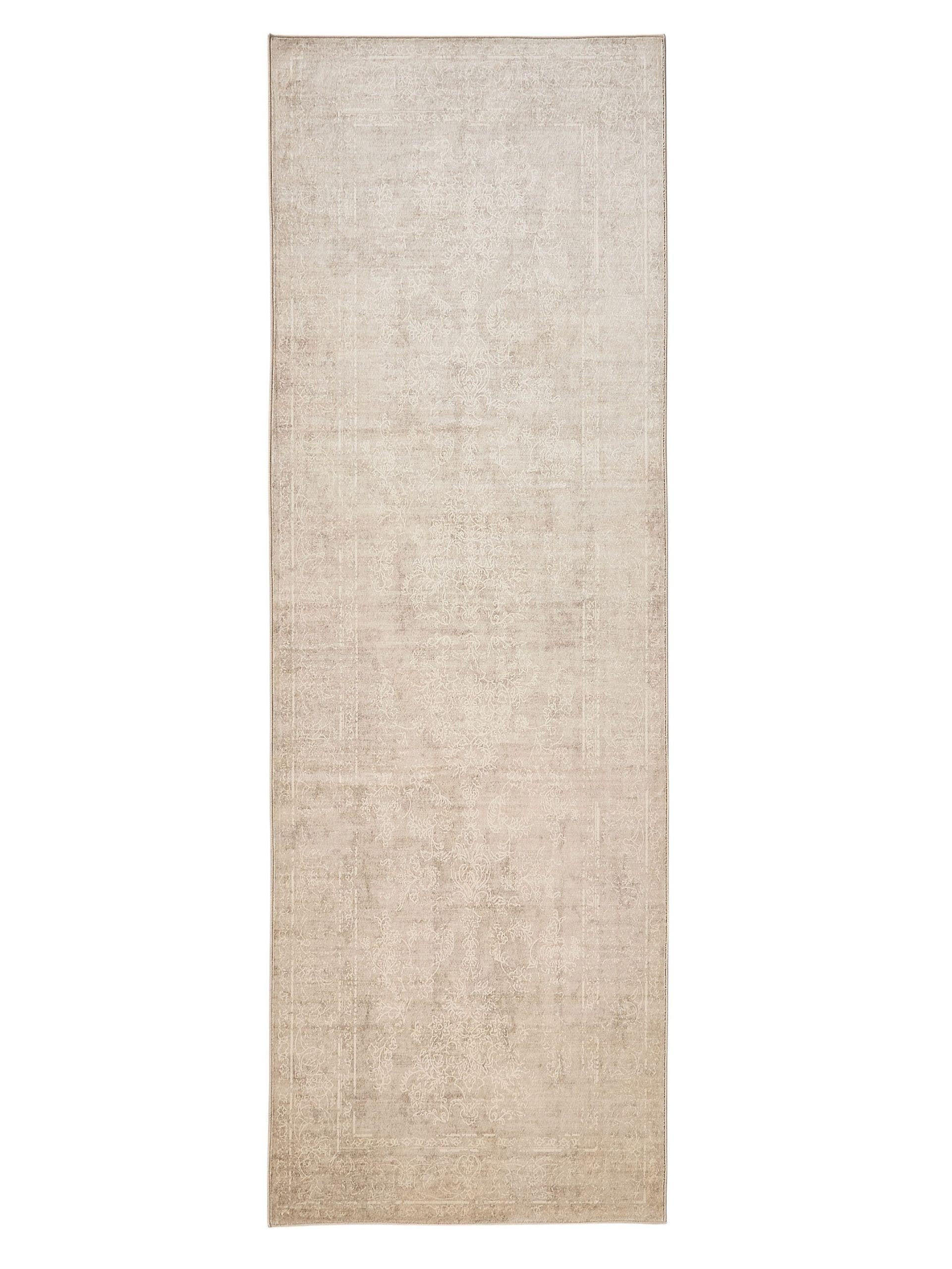 VINTAGE-LÄUFER Miray waschbar 80/240 cm - Beige/Creme, Kunststoff (80/240cm) - benuta Nest