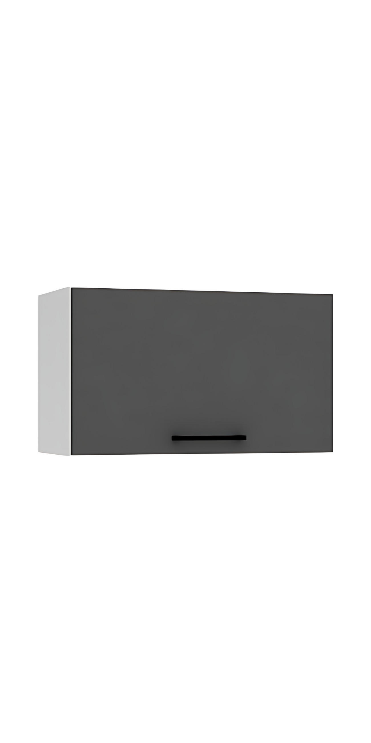HÄNGESCHRANK W60OKGR - Morvex - Zeitlose Küchen Eleganz - Anthrazit, Holzwerkstoff/Metall (60/36/30cm) - ROYAL24_MARKT