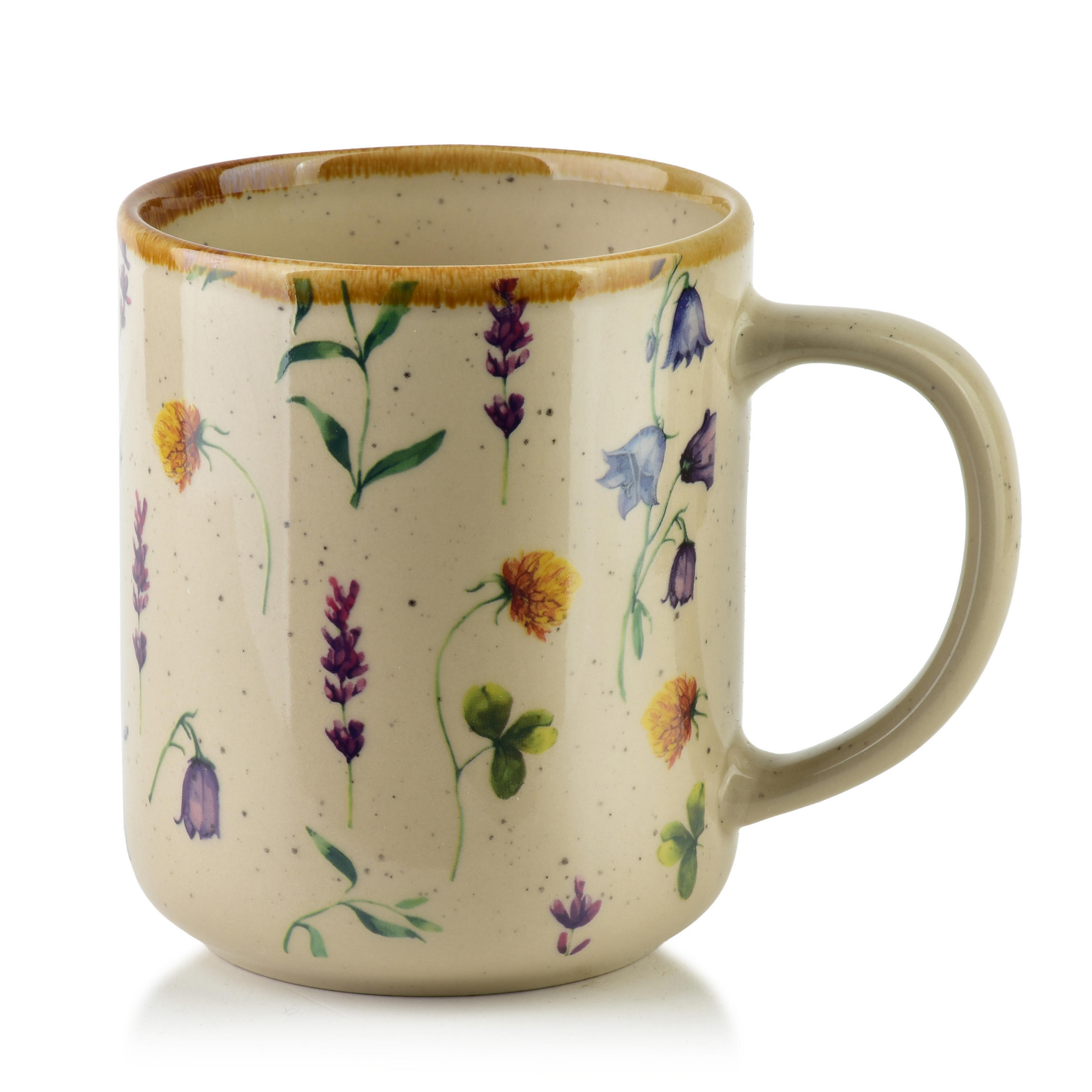 TASSE Tokka 400ml Weiß 8,5/12,5/10,5cm Porzellan - Beige, Keramik (0.4L) - Mondex