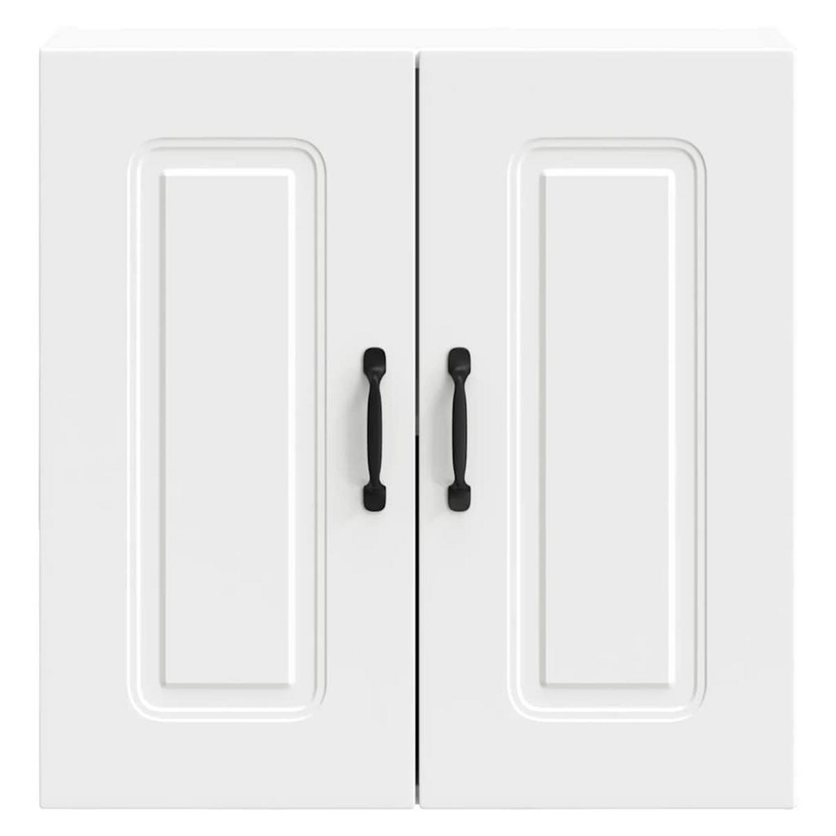 KÜCHEN-HÄNGESCHRANK Kalmar Weiss Holzwerkstoff - Weiß, Holzwerkstoff (31/60/60cm) - vidaXL