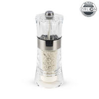 FEUCHTSALZMÜHLE Oslo 14cm Acryl/Edelstahl Zirkonia-Mahlwerk - Transparent, Kunststoff (5.8/14/5.8cm) - PEUGEOT