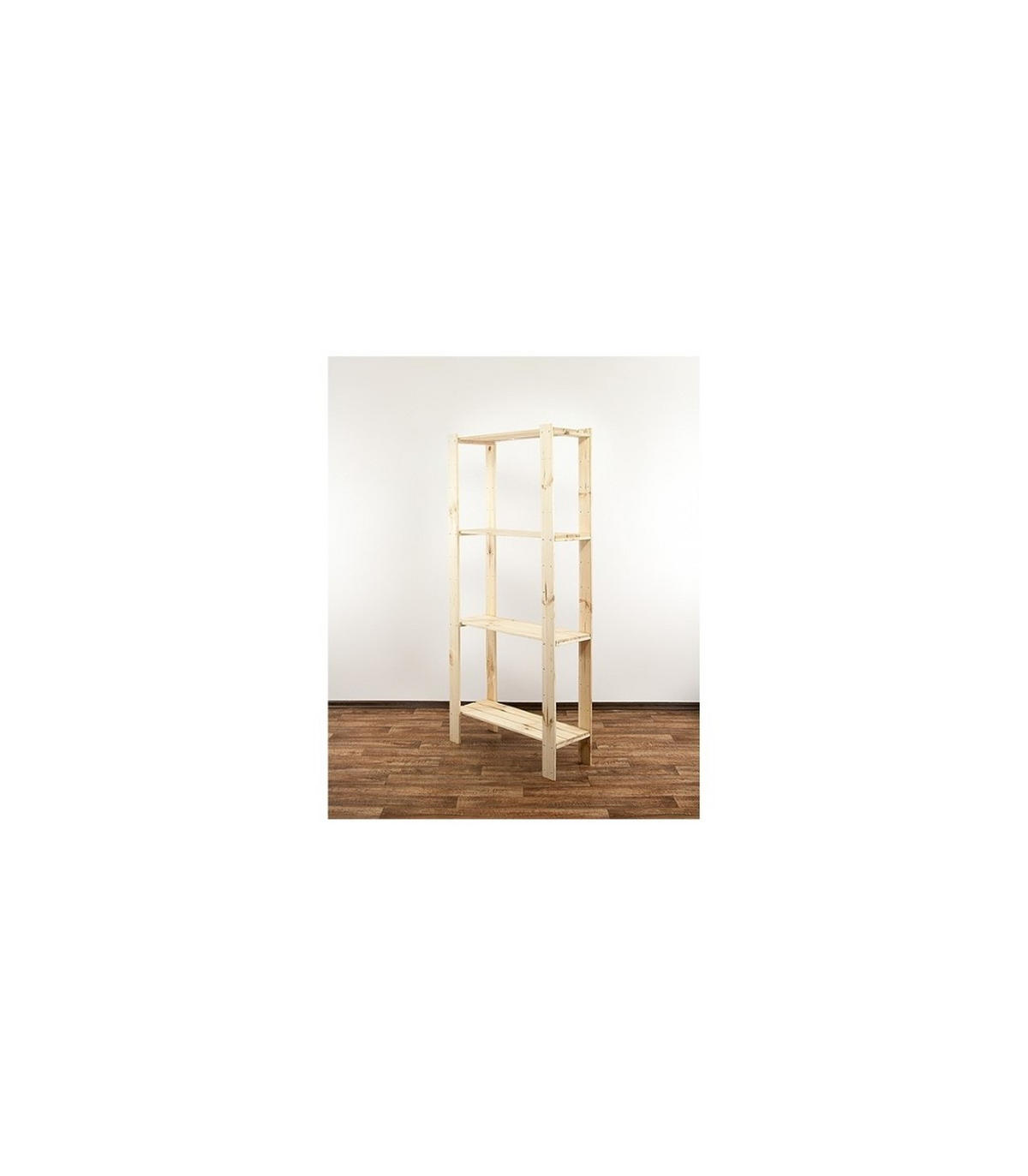 HOLZREGAL WOODLAND 166,4x80x30cm 4 Fachboden Kiefernholz Natur - Naturfarben, Holz (80/166.4/30cm) - PROREGAL