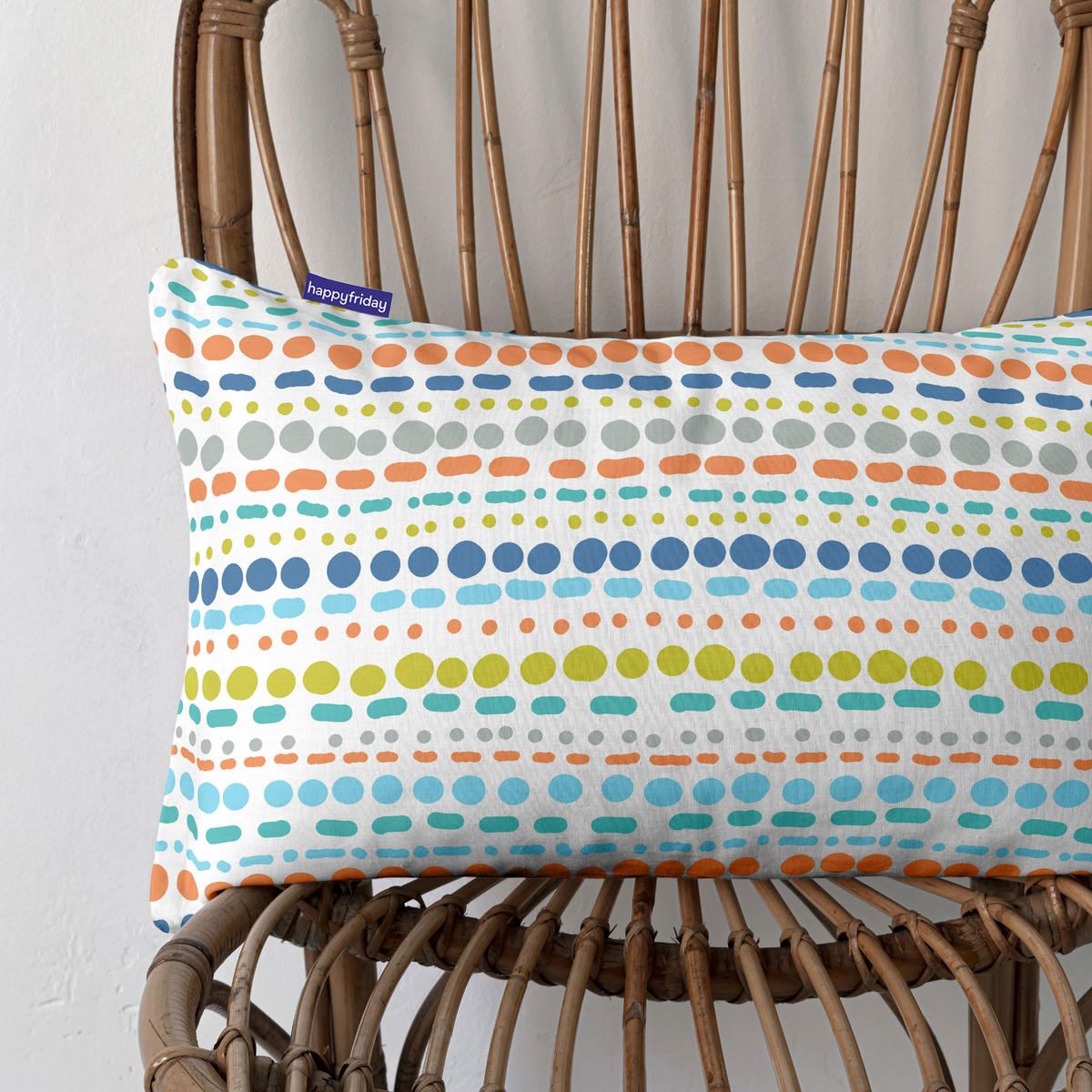 KISSENBEZUG holidays 50x30 cm mehrfarbig - Multicolor, Textil (50/30cm) - Happy Friday
