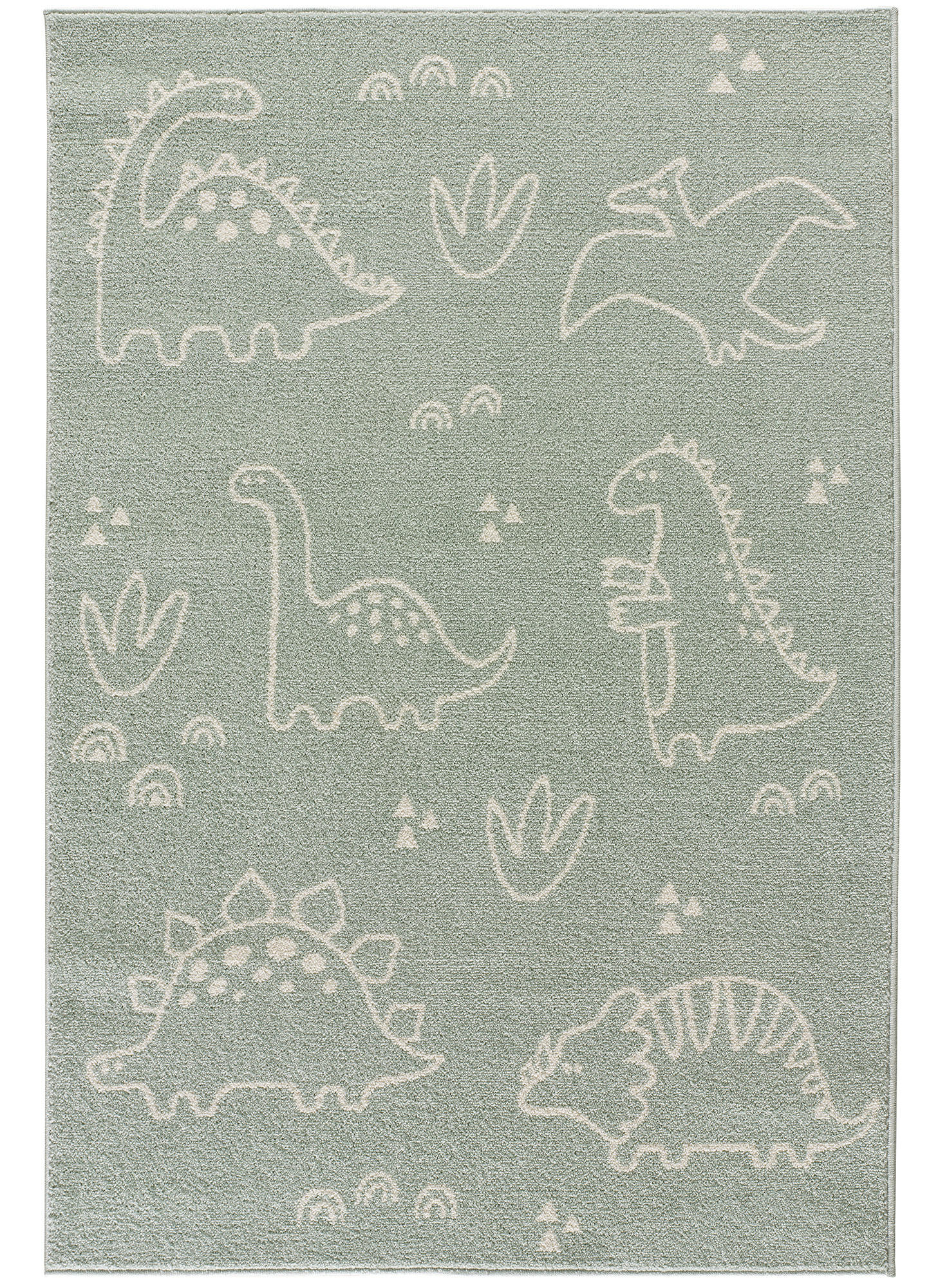 KINDERTEPPICH Grün Beats 120/170 cm - Grün, Naturmaterialien/Textil (120/170cm) - Atticgo