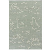 KINDERTEPPICH Grün Beats 120/170 cm - Grün, Naturmaterialien/Textil (120/170cm) - Atticgo