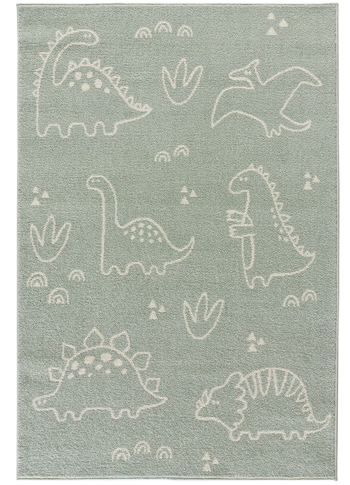 KINDERTEPPICH Grün Beats 120/170 cm - Grün, Naturmaterialien/Textil (120/170cm) - Atticgo
