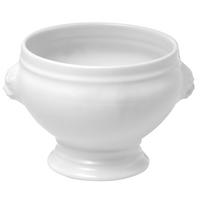 LOEWENKOPF-SUPPENSCHUESSEL Weiss 35 cl - Weiß, Keramik (11.5cm) - Revol Porcelaine France