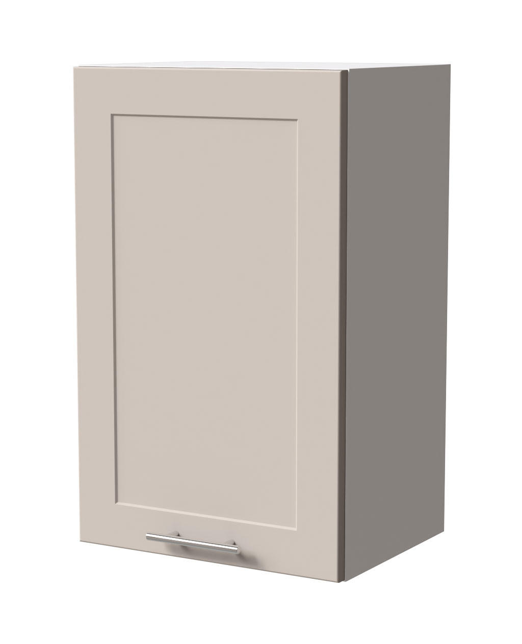 HÄNGESCHRANK Oslo W2/45 Weiß / Kaschmir Matt 45 / 32,5 / 72cm - Kaschmir/Weiß, Holz/Holzwerkstoff (45/72/32.5cm) - Feldmann-Wohnen