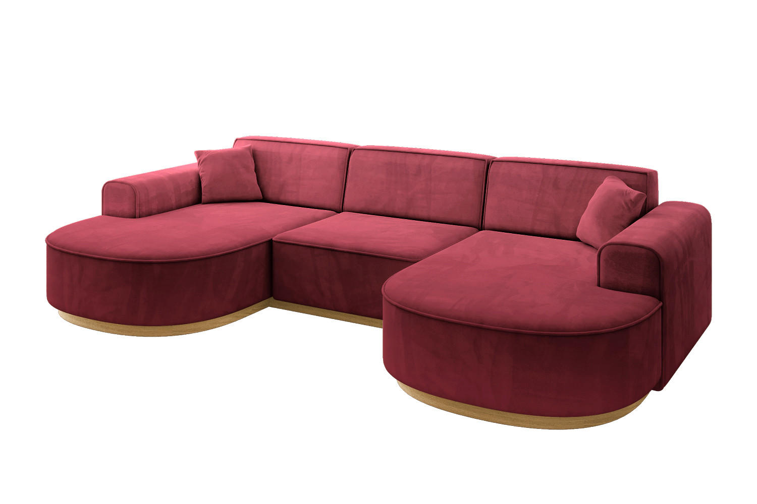 Altdecor Wohnlandschaft Bordeaux 303x83x171 cm