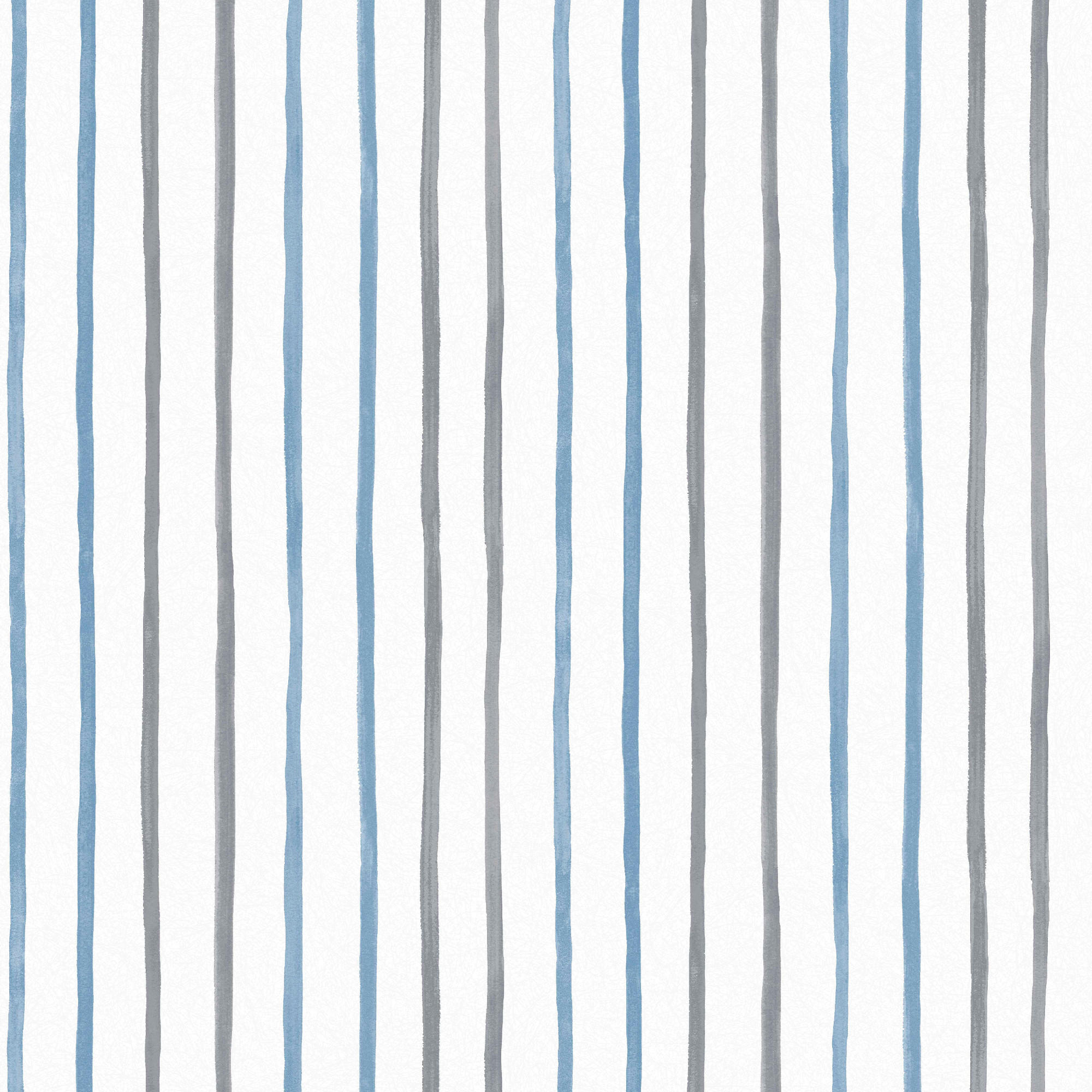 VLIESTAPETE Painterly Stripe | Blau Weiß | Streifen | 10mx52cm - Blau, Papier/Kunststoff (52/1000cm) - Graham & Brown