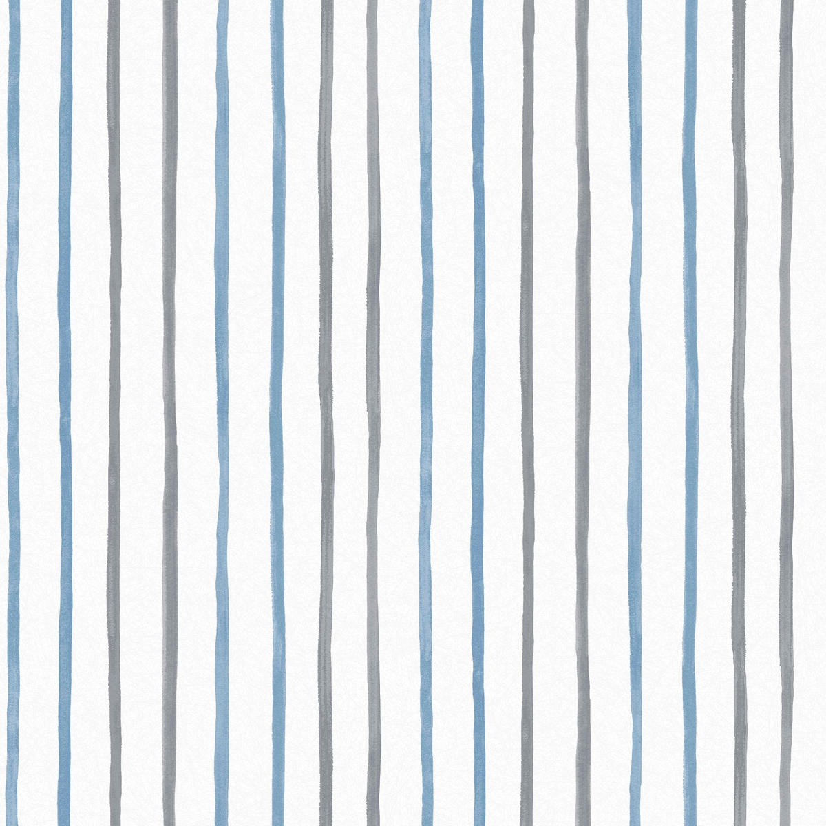 VLIESTAPETE Painterly Stripe | Blau Weiß | Streifen | 10mx52cm - Blau, Papier/Kunststoff (52/1000cm) - Graham & Brown