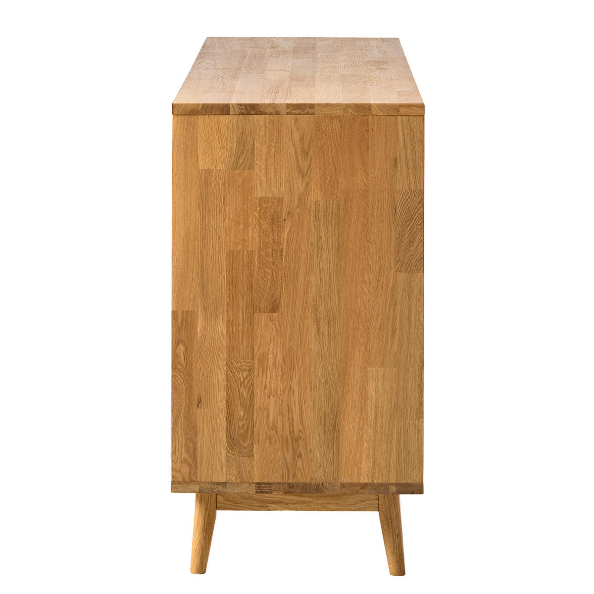 SIDEBOARD - Massivholz - Eichefarben/Braun, Holz (160/85/45cm) - home24