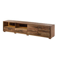 TV-BOARD Akazie 220x40x47 natur lackiert BARK #110 - Naturfarben, Holz (220/47/40cm) - Massivmoebel24