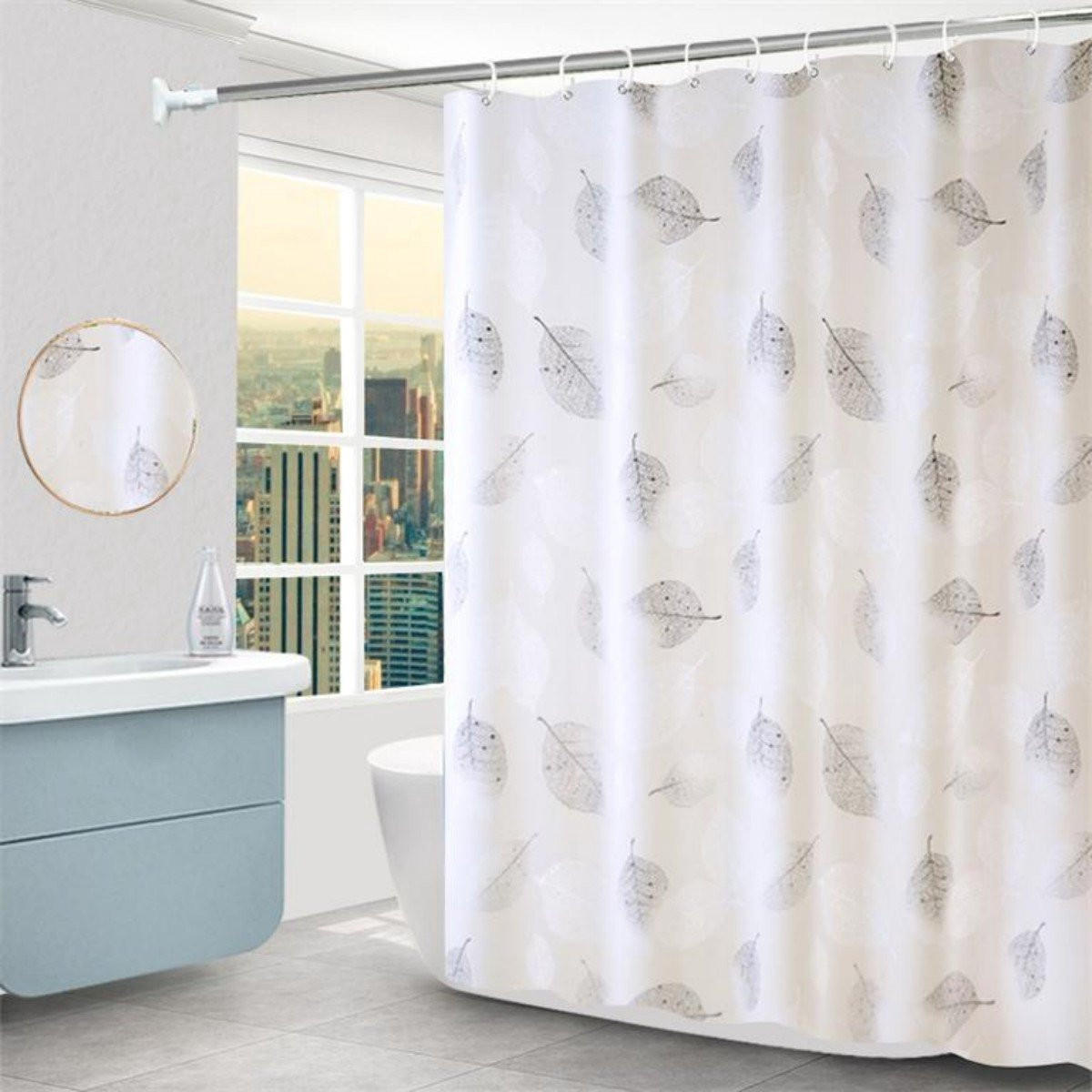 XXXLutz Shower Weiß 200x200 cm