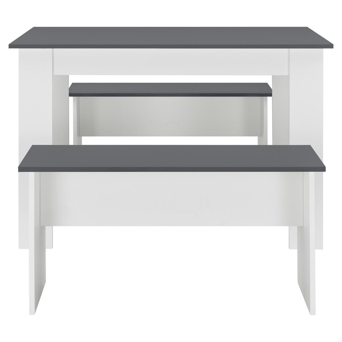 TISCHGRUPPE Hokksund - Multicolor, Holzwerkstoff (110/73/70cm) - [en.casa]