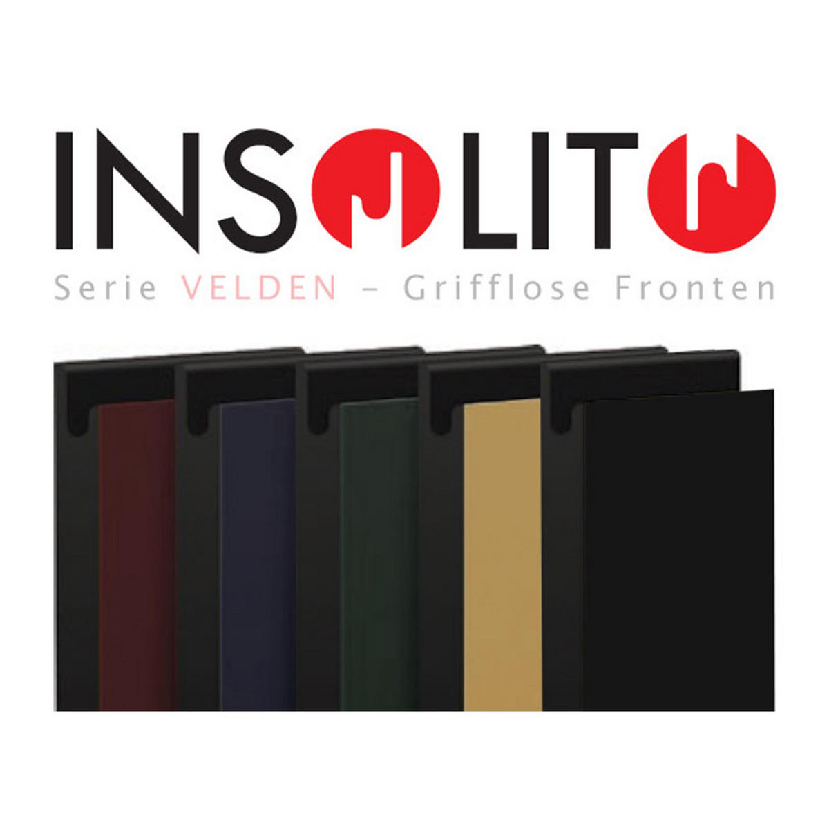 WINKELKÜCHE eiche artisan / schwarz matt & smaragdgrün super matt 13-teilig - Braun/Grün, Holzwerkstoff (365/207/270cm) - Feldmann-Wohnen